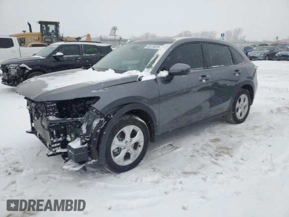 2024 Honda HR-V LX with VIN 3CZRZ1H3XRM734991, listed as a Copart auction lot 45575625 with 12,429 mi miles and Salvage Title. Bid and sale history available at carsss.com. Image 1.