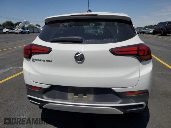 2020 Buick Encore GX Preferred with VIN KL4MMCSL8LB119349, listed as a Copart auction lot 59854525 with 44,837 mi miles and Salvage title. Bid and sale history available at DreamBid. Image 6.