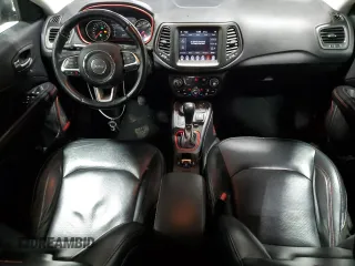 2019 Jeep Compass Trailhawk with VIN 3C4NJDDB5KT703542, listed as a Copart auction lot 54506705 with 86,178 mi miles and Salvage Title. Bid and sale history available at DreamBid. Image 8.