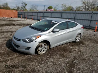 2013 Hyundai Elantra GLS z VIN 5NPDH4AEXDH317420, wystawiony jako Copart lot #54758435 z przebiegiem 88 418 mil mil oraz Szkoda całkowita • Salvage title. Historia ofert i sprzedaży dostępna na DreamBid. Obrazek 1.