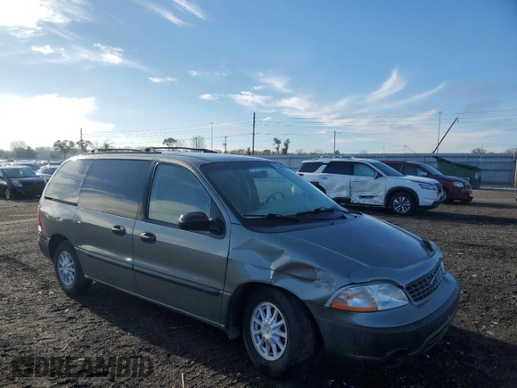 2001 Ford Windstar Wagon LX with VIN 2FMZA51461BB72693, listed as a Copart auction lot 79453494 with 229,931 mi miles and Salvage Title. Bid and sale history available at carsss.com. Image 4.