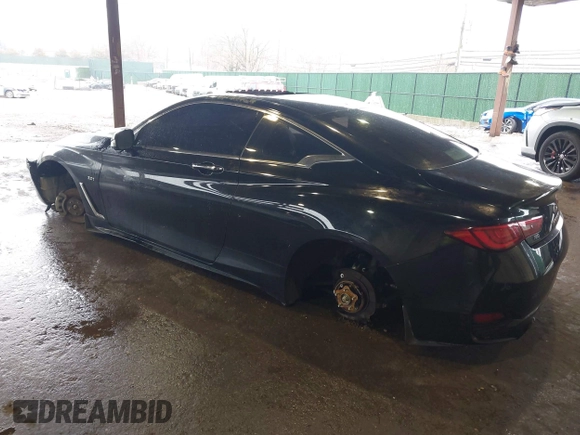 2018 Infiniti Q60 Luxe with VIN JN1EV7ELXJM393036, listed as a IAAI auction lot 41951210 with Not provided miles and . Bid and sale history available at DreamBid. Image 3.
