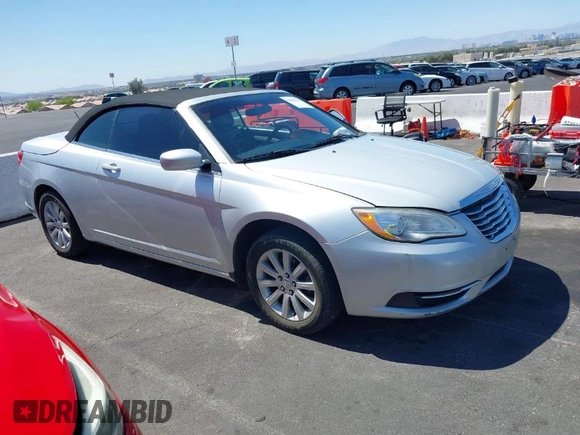 2011 Chrysler 200 Touring with VIN 1C3BC2EB2BN607016, listed as a IAAI auction lot 42019343 with 192,912 mi miles. Bid and sale history available at carsss.com. Image 1.