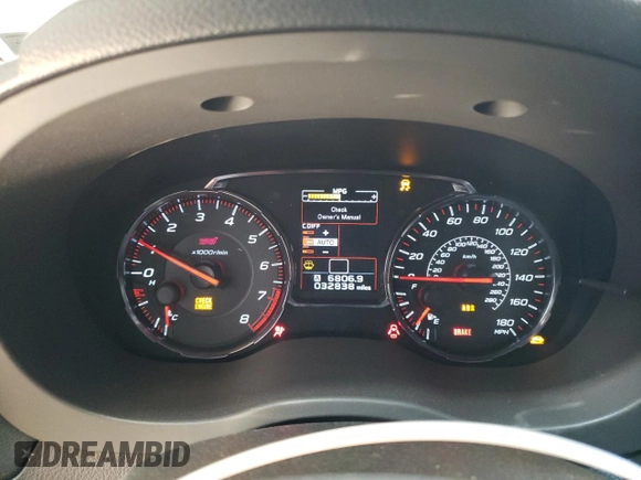 2021 Subaru WRX STI with VIN JF1VA2E67M9806789, listed as a Copart auction lot 47670465 with 32,838 mi miles and Salvage Title. Bid and sale history available at carsss.com. Image 9.