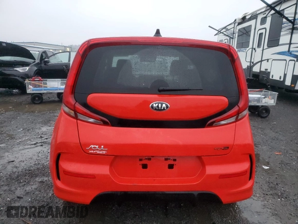 2021 Kia Soul GT-Line with VIN KNDJ63AU5M7142895, listed as a Copart auction lot 43230665 with 37,320 mi miles and Salvage Title. Bid and sale history available at DreamBid. Image 6.