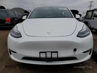 2020 Tesla Model Y Long Range with VIN 5YJYGDEE8LF008346, listed as a Copart auction lot 52863725 with 60,378 mi miles and Salvage Title. Bid and sale history available at DreamBid. Image 5.