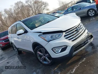 2016 Hyundai Santa Fe SE with VIN KM8SR4HF2GU133307, listed as a IAAI auction lot 41749584 with 120,391 mi miles. Bid and sale history available at carsss.com. Image 1.