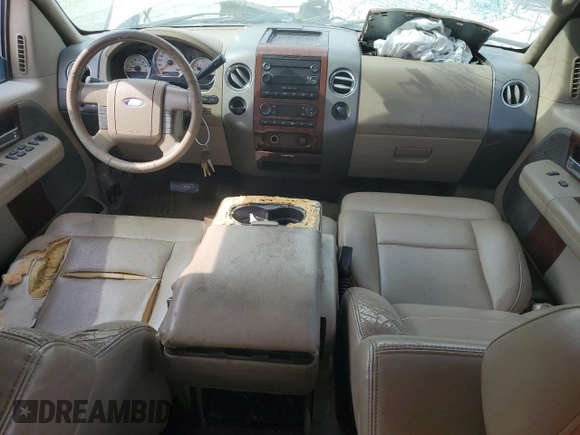 2006 Ford F-150 XLT with VIN 1FTPX12556KB94921, listed as a Copart auction lot 53931855 with 88,333 mi miles and Salvage title. Bid and sale history available at DreamBid. Image 8.