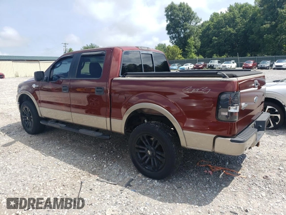 2005 Ford F-150 XLT with VIN 1FTPW14565KE88861, listed as a Copart auction lot 65607655 with 79,339 mi miles and Salvage title. Bid and sale history available at DreamBid. Image 2.