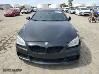 2015 BMW 6 Series 650i with VIN WBA6B2C59FGB99220, listed as a Copart auction lot 50026075 with 100,367 mi miles and Salvage Title. Bid and sale history available at carsss.com. Image 5.