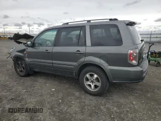 2007 Honda Pilot EX with VIN 2HKYF18437H528420, listed as a Copart auction lot 50230285 with Not Provided miles and Salvage Title. Bid and sale history available at DreamBid. Image 2.