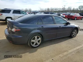 2007 Mazda 6 i Sport VE with VIN 1YVHP84C975M13821, listed as a Copart auction lot 80315224 with 187,379 mi miles and Salvage Title. Bid and sale history available at DreamBid. Image 3.