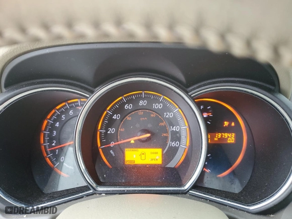2010 Nissan Murano LE with VIN JN8AZ1MW8AW134658, listed as a Copart auction lot 45896465 with 137,943 mi miles and Salvage Title. Bid and sale history available at carsss.com. Image 9.