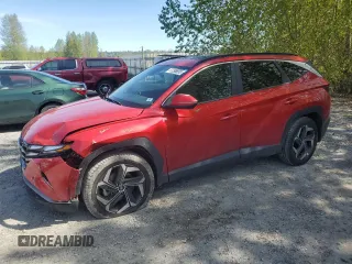 2023 Hyundai Tucson SEL z VIN 5NMJFCAE0PH173669, wystawiony jako Copart lot #53296655 z przebiegiem 46 497 mil mil oraz Szkoda całkowita • Salvage title. Historia ofert i sprzedaży dostępna na DreamBid. Obrazek 1.