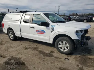 2021 Ford F-150 XL with VIN 1FTEX1CP9MKE07079, listed as a Copart auction lot 85734764 with 90,771 mi miles and Salvage title. Bid and sale history available at DreamBid. Image 4.