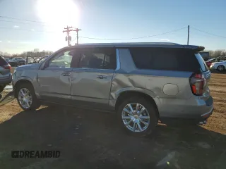 2024 Chevrolet Suburban High Country with VIN 1GNSKGKL3RR156553, listed as a Copart auction lot 78226654 with 21,558 mi miles and Salvage Title. Bid and sale history available at DreamBid. Image 2.