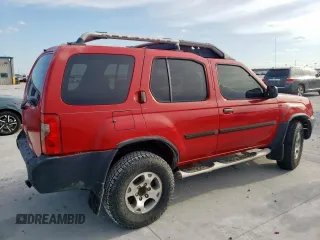 2001 Nissan Xterra XE with VIN 5N1ED28T81C514582, listed as a Copart auction lot 62754045 with 179,565 mi miles and Salvage title. Bid and sale history available at DreamBid. Image 3.