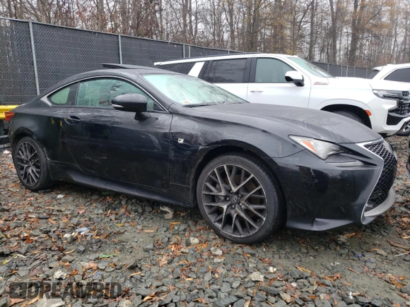 2016 Lexus RC 300 F Sport with VIN JTHSM5BC7G5001711, listed as a Copart auction lot 79426514 with 67,991 mi miles and Salvage Title. Bid and sale history available at DreamBid. Image 4.