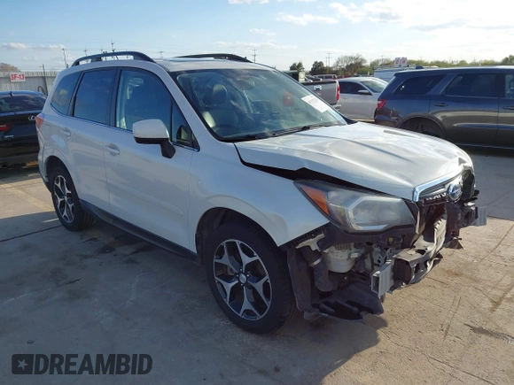 2015 Subaru Forester 2.0XT Premium with VIN JF2SJGDCXFH442489, listed as a IAAI auction lot 41117128 with 109,930 mi miles. Bid and sale history available at carsss.com. Image 1.
