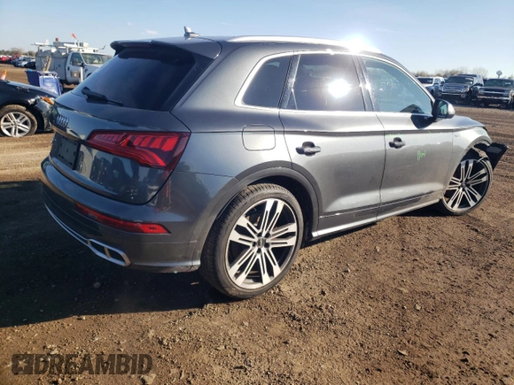 2018 Audi SQ5 Prestige with VIN WA1C4AFY0J2182559, listed as a Copart auction lot 78386744 with 43,670 mi miles and Salvage Title. Bid and sale history available at DreamBid. Image 3.