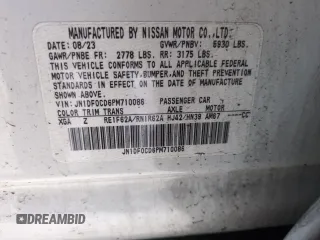 2023 Nissan ARIYA Platinum+ with VIN JN1DF0CD6PM710086, listed as a Copart auction lot 56642525 with 13,373 mi miles and Salvage title. Bid and sale history available at DreamBid. Image 13.