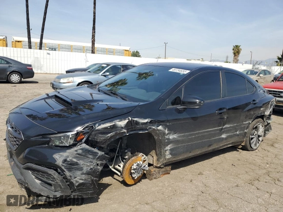 2023 Subaru WRX with VIN JF1VBAA61P9807986, listed as a Copart auction lot 49734655 with 26,908 mi miles and Salvage title. Bid and sale history available at DreamBid. Image 1.