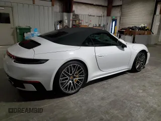 2021 Porsche 911 Carrera with VIN WP0CA2A92MS239675, listed as a Copart auction lot 43077845 with Not provided miles and Salvage title. Bid and sale history available at DreamBid. Image 3.