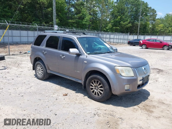 2008 Mercury Mariner Premier with VIN 4M2CU87118KJ08023, listed as a IAAI auction lot 42545623 with 161,639 mi miles and . Bid and sale history available at DreamBid. Image 1.