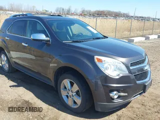 2013 Chevrolet Equinox LTZ with VIN 1GNFLGEK0DZ105067, listed as a IAAI auction lot 42102863 with 156,156 mi miles. Bid and sale history available at carsss.com. Image 1.