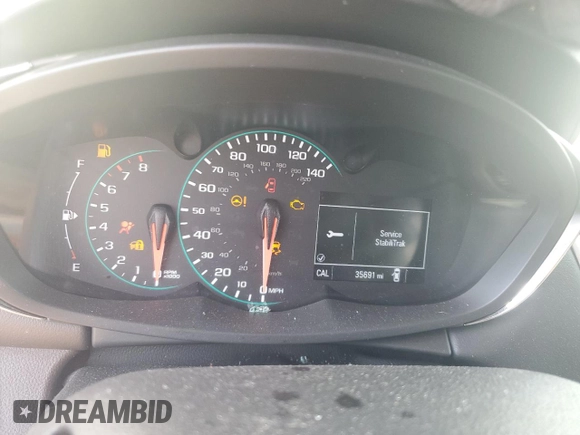 2022 Chevrolet Trax LS z VIN KL7CJKSM7NB530318, wystawiony jako Copart lot #58771845 z przebiegiem 35 691 mil mil oraz Nie do naprawy • Non repairable. Historia ofert i sprzedaży dostępna na DreamBid. Obrazek 9.