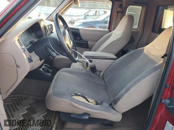 2001 Ford Ranger XL Fleet with VIN 1FTZR15E21TA68842, listed as a Copart auction lot 52757145 with 151,730 mi miles and Non Repairable. Bid and sale history available at DreamBid. Image 7.