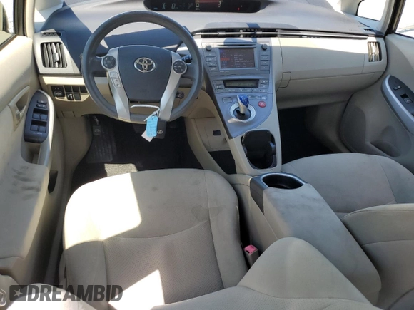 2012 Toyota Prius One with VIN JTDKN3DU2C1608593, listed as a Copart auction lot 52716685 with 167,091 mi miles and Salvage Title. Bid and sale history available at carsss.com. Image 8.