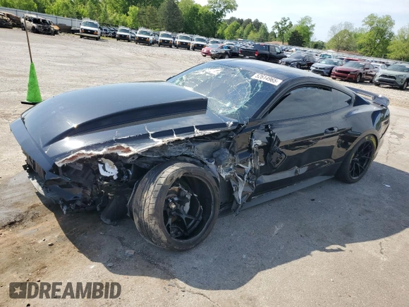 2022 Ford Mustang GT with VIN 1FA6P8CF5N5130246, listed as a Copart auction lot 52614965 with 58,078 mi miles and Salvage Title. Bid and sale history available at carsss.com. Image 1.