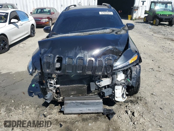 2016 Jeep Cherokee Limited with VIN 1C4PJMDB0GW366630, listed as a Copart auction lot 57622875 with 219,132 mi miles and Salvage title. Bid and sale history available at DreamBid. Image 5.