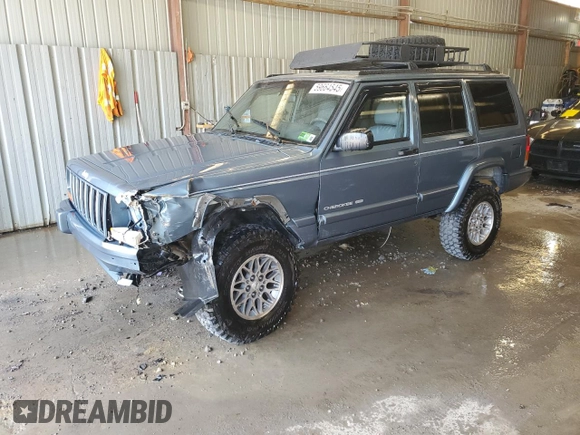 1998 Jeep Cherokee Country with VIN 1J4FT78S8WL252502, listed as a Copart auction lot 59664545 with 133,148 mi miles and Salvage title. Bid and sale history available at DreamBid. Image 1.