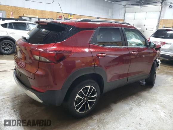 2025 Chevrolet TrailBlazer LT with VIN KL79MRSL7SB125458, listed as a Copart auction lot 45204575 with Not Provided miles and Non Repairable. Bid and sale history available at DreamBid. Image 3.