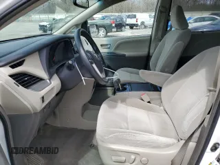 2016 Toyota Sienna LE with VIN 5TDJK3DC3GS131175, listed as a Copart auction lot 52520595 with 107,001 mi miles and Salvage Title. Bid and sale history available at carsss.com. Image 7.