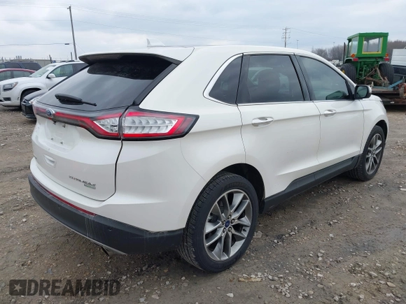 2016 Ford Edge Titanium with VIN 2FMPK3K92GBB86702, listed as a IAAI auction lot 41985614 with 171,722 mi miles. Bid and sale history available at carsss.com. Image 4.