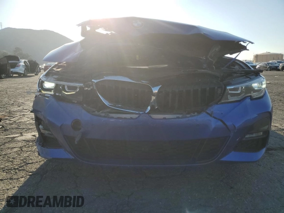 2019 BMW 3 Series 330i with VIN WBA5R1C54KAK08210, listed as a Copart auction lot 46740845 with 58,563 mi miles and Salvage Title. Bid and sale history available at carsss.com. Image 5.