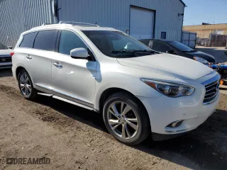 2013 Infiniti JX35 with VIN 5N1AL0MM4DC333567, listed as a Copart auction lot 51448555 with 155,784 mi miles and Clean Title. Bid and sale history available at carsss.com. Image 4.