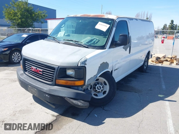 2007 GMC Savana Cargo with VIN 1GTGG25V471229750, listed as a IAAI auction lot 41851956 with 277,390 mi miles. Bid and sale history available at carsss.com. Image 6.