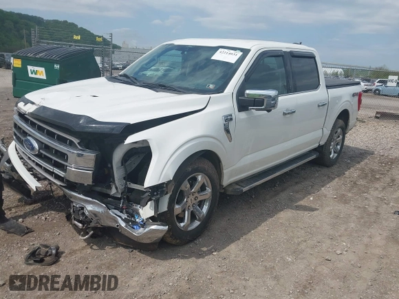 2021 Ford F-150 XL z VIN 1FTFW1E83MFC86409, wystawiony jako IAAI lot #42214031 z przebiegiem 46 247 mil mil oraz . Historia ofert i sprzedaży dostępna na DreamBid. Obrazek 2.