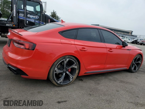 2019 Audi RS 5 Sportback z VIN WUABWCF50KA903230, wystawiony jako Copart lot #53133505 z przebiegiem 55 342 mil mil oraz Szkody całkowita. Historia ofert i sprzedaży dostępna na DreamBid. Obrazek 3.