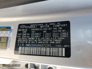 2017 Hyundai Tucson Value with VIN KM8J33A24HU371563, listed as a Copart auction lot 47053825 with 111,945 mi miles and Salvage Title. Bid and sale history available at carsss.com. Image 14.