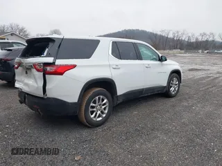 2020 Chevrolet Traverse LS with VIN 1GNEVFKW5LJ182313, listed as a IAAI auction lot 41557541 with 103,225 mi miles. Bid and sale history available at carsss.com. Image 4.