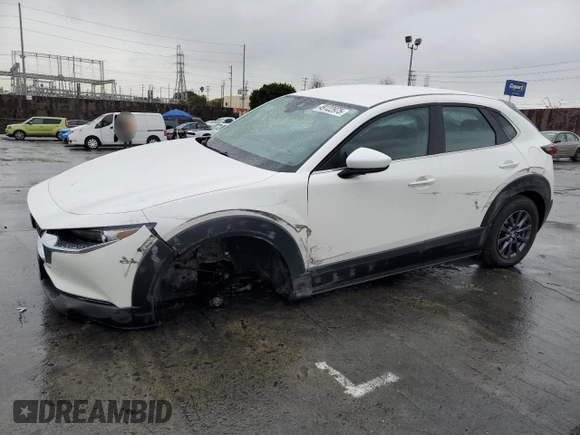 2023 Mazda CX-30 S with VIN 3MVDMBAM4PM522056, listed as a Copart auction lot 49122975 with 16,624 mi miles and Salvage title. Bid and sale history available at DreamBid. Image 1.