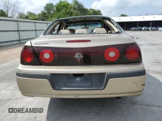 2004 Chevrolet Impala with VIN 2G1WF52E849348129, listed as a Copart auction lot 55641485 with 168,263 mi miles and Salvage title. Bid and sale history available at DreamBid. Image 6.