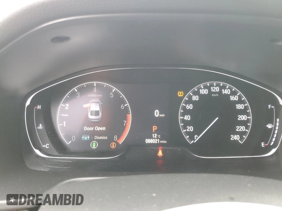 2019 Honda Accord Touring with VIN 1HGCV1F99KA800868, listed as a Copart auction lot 55727515 with 141,714 mi miles and Salvage title. Bid and sale history available at DreamBid. Image 9.