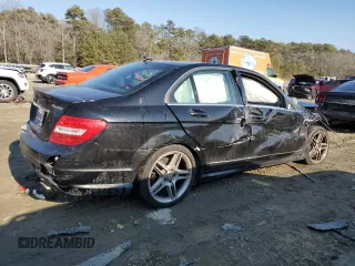 2013 Mercedes-Benz C 300 Sport with VIN WDDGF8AB0DR261244, listed as a Copart auction lot 42461315 with 131,640 mi miles and Salvage title. Bid and sale history available at DreamBid. Image 3.