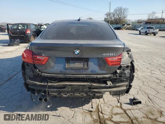 2015 BMW 4 Series 428i with VIN WBA4A9C52FD416219, listed as a Copart auction lot 48703365 with 87,162 mi miles and Clean title. Bid and sale history available at DreamBid. Image 6.